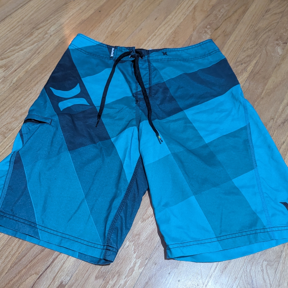 Hurley Blue Board Shorts Lightweight Swimwear